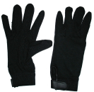 Handschuhe Reithandschuhe schwarz Baumwolle