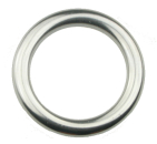 ARBO-INOX  2er Pack Edelstahlring Ringe V4A O-Ring Ringe für Vorhänge Öse Nirosta