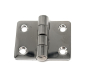 Preview: Scharnier Edelstahl  40x48 mm