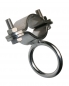 Preview: Edelstahlring mit Schelle