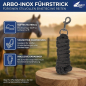 Preview: Anbindestrick mit Karabinerhaken in Satinoptik 2 Meter ARBO-INOX®