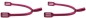 Preview: Sporen Reitsporen Edelstahl farbig ARBO-INOX®