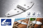 Preview: Scharnier Edelstahl 180x40mm längliche Form ARBO-INOX