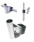 Preview: Flaggenstockhalter Flaggenstock-Halter Flaggenstock Edelstahl A4 Deck- und Relingmontage 19mm bis 32mm