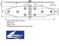 Preview: Scharnier Edelstahl A2 gestanzt 180 x 40 ARBO-INOX