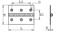 Preview: Scharnier Edelstahl A2 gestanzt 60 x 50 ARBO-INOX