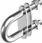 Preview: U-Bolzen, Edelstahl A4, M5 Gewinde