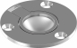 Preview: Bodenheber rund Feinguss poliert Edelstahl A4 50mm ARBO-INOX