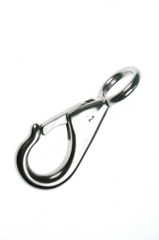 Karabiner mit Auge Edelstahl