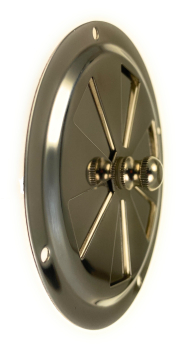 Rundlüfter Lüftungsrosette Lüfter Kiemenlüfter Edelstahl 125mm ARBO-INOX