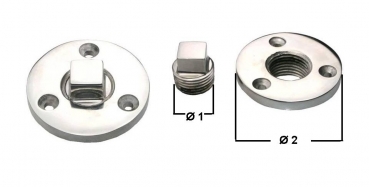 Lenzstopfen Lenzventil Lenzdichtung Edelstahl AISI316 ARBO-INOX
