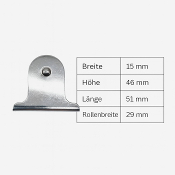 Miniblock Stehblock Edelstahl mit Kunststoffrolle für 6mm Seil ARBO-INOX®