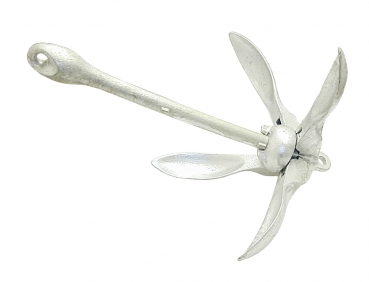 Klappdraggen Faltanker Faltklappanker Eisenguss verzinkt 0,7kg bis 15kg ARBO-INOX®