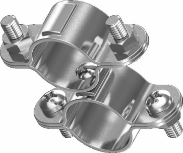 Pipe-clamp stainless steel A2 for tube 25mm ARBO-INOX