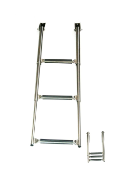 Telescoping boarding ladder stainless steel A4 ARBO-INOX