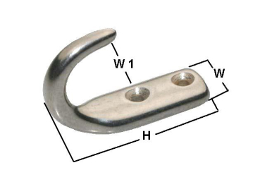 Kleiderhaken Wandhaken Haken Edelstahl V4A ARBO-INOX