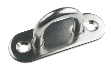 Zurr-Öse Zurring Augplatte Edelstahl A4 45 x 15 mm ARBO-INOX