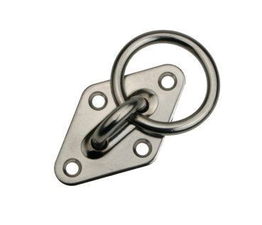 Aufplatzt aus Edelstahl mit Ring