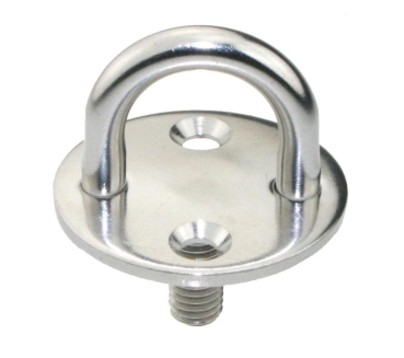 Augplatte mit M8 Gewinde aus Edelstahl ARBO-INOX