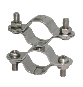 Schelle Doppelschelle Rohrschelle beweglich Edelstahl 25mm