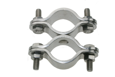 Doppelschelle Rohrshschelle 25mm bis 30mm beweglich ARBO-INOX®