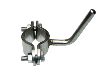 Hook with bracket stainless steel for tube Ø 22-30mm ARBO-INOX