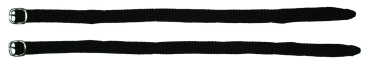 Sporenriemen schwarz Nylon