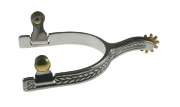 Sporen Westernsporen Sternenrad  mit Gravur