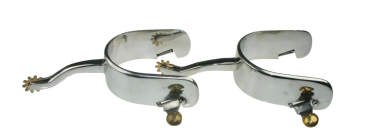 Sporen Westernsporen Edelstahl  Messingrädchen ARBO-INOX