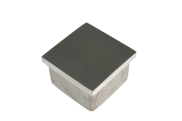 Einsteckkappe Vierkantrohr Edelstahl VA 40x40x2 mm Rohr