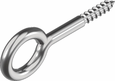 2-Set Schraube Ösenschraube Edelstahl A2 25mm