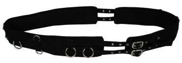 Longiergurt  Nylon  COB  schwarz