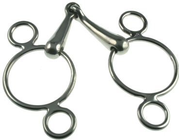 Gebiss einfach gebrochen 13,5 cm Edelstahl