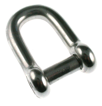 10 Stück D-Schäkel Edelstahl - M6 Schäkel Für Seile & Ketten