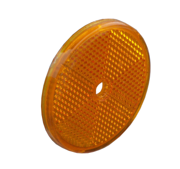 Side reflector yellow 60mm