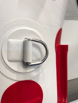 ARBO-INOX® D-Ring Edelstahl A4 rostfrei 2-er Set geschweißt poliert