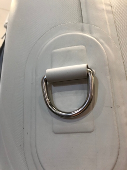 ARBO-INOX® D-Ring Edelstahl A4 rostfrei 2-er Set geschweißt poliert