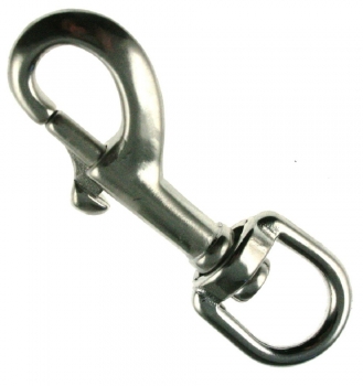 Wirbelkarabiner Schnappkarabiner Edelstahl