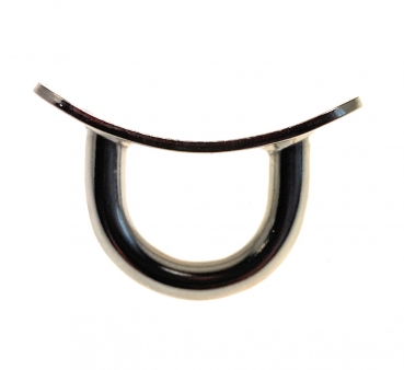 Mastplatte gewölbt Edelstahl