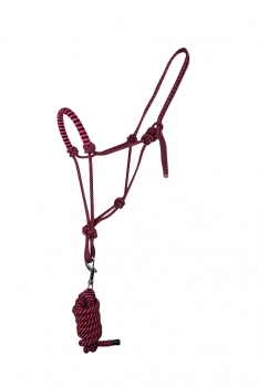 Knotenhalfter-Set Knotenhalfter Halfter mit Anbindestrick QHP 3 Größen 6 Farben