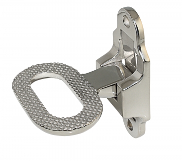 Maststufe aus Edelstahl A4, klappbar, mit oder ohne Auflage