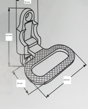 Maststufe klappbar Bordstufe Zusatzstufe Edelstahl A4 ARBO-INOX®
