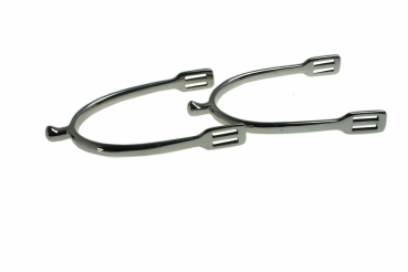 Sporen Reitsporen Edelstahl runder Dorn ARBO-INOX®