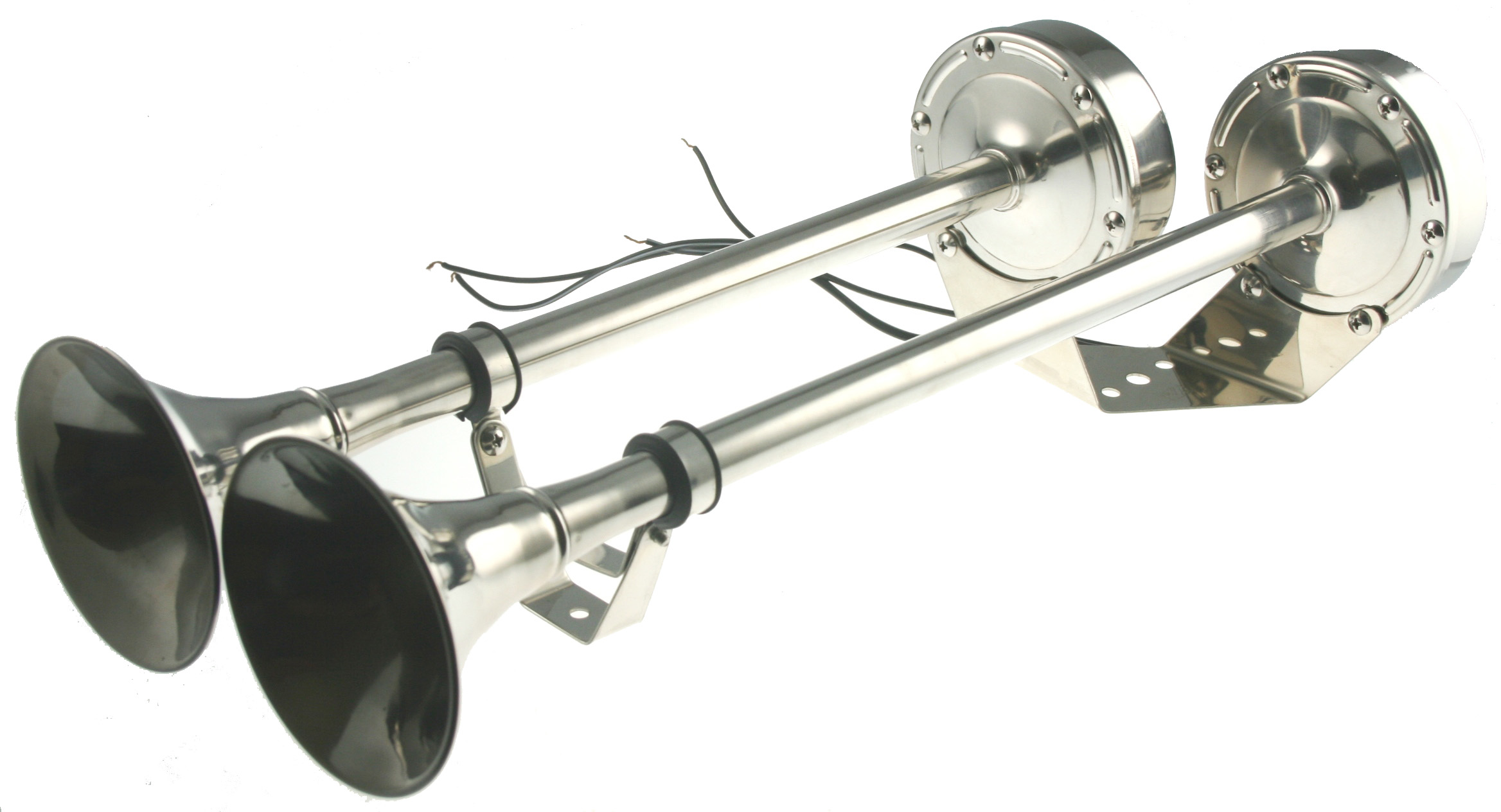 Signalhorn Doppelsignalhorn Doppelhorn elektrisch 12V ARBO-INOX
