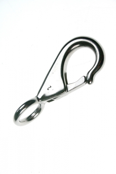 Karabiner mit Auge Edelstahl