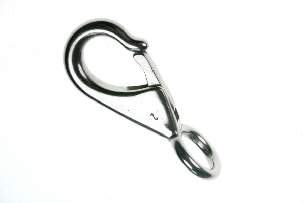 Karabiner mit Auge Edelstahl