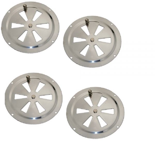 Lüftungsrosette Lüftungsgitter Rundlüfter Edelstahl A4 ARBO-INOX ...