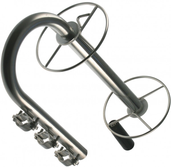 Rettungsleinenhalter Edelstahl