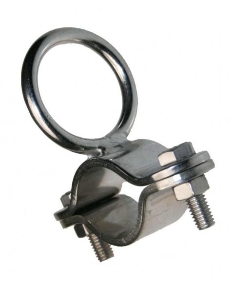 Edelstahlring mit Schelle