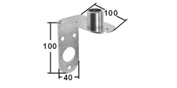 ARBO-INOX® Antennenhalter Edelstahl